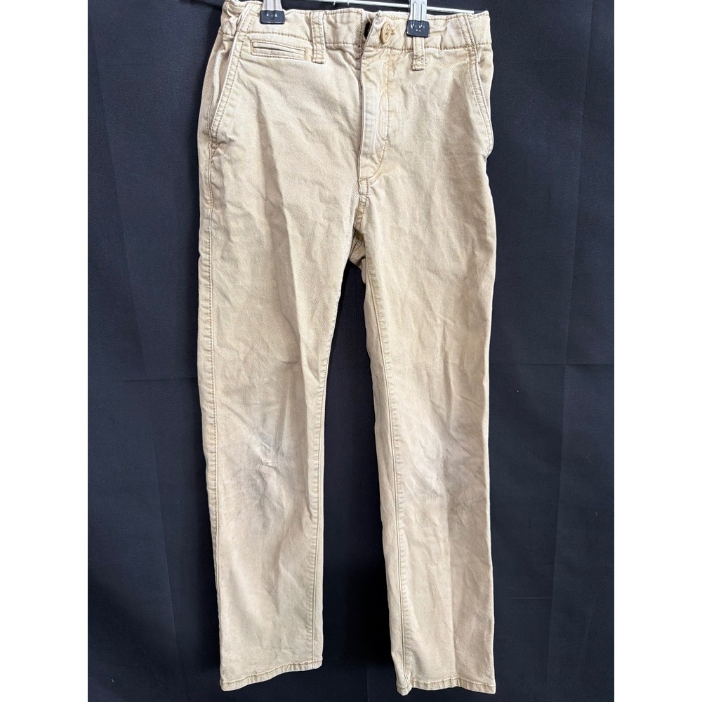 GAP Kids Slim Khaki Pants Size 8 Beige Preppy School Uniform Chino Trousers